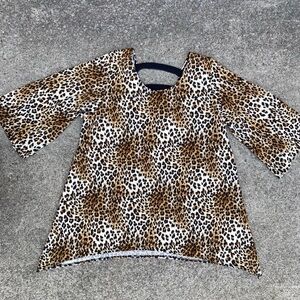 NWOT Star Vixen Leopard Print Shirt Size 2X